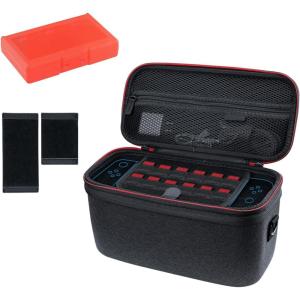 imageMcbazel Carrying Storage Case Compatible with Nintendo Switch 2 2025 Portable Full Protective Hard Shell Travel Bag with 12 Game Card Slots for Switch 2 Console Controller Accessories Dark Gray
