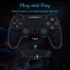 imageMcbazel Back Button Attachment with OLED Display for PS4 Controller Programmable Button Triggers with 35MM Audio Jack Gaming Stuff Accessories for PS4 Controllers  Black