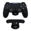 imageMcbazel Back Button Attachment with OLED Display for PS4 Controller Programmable Button Triggers with 35MM Audio Jack Gaming Stuff Accessories for PS4 Controllers  Black