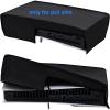 imageMcbazel Horizontal Dust Cover for PS5 Slim Console Only 1680D Oxford Cloth AntiScratch Backend Cutaway Design Protective Case for PlayStation 5 Slim Console Digital and Disc Edition  BlackBlack